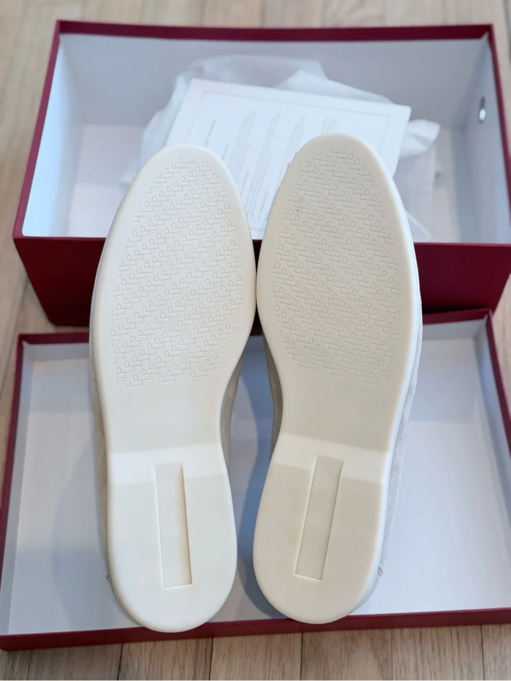 Men's Slip-On Suede Loafers in Ivory NWT